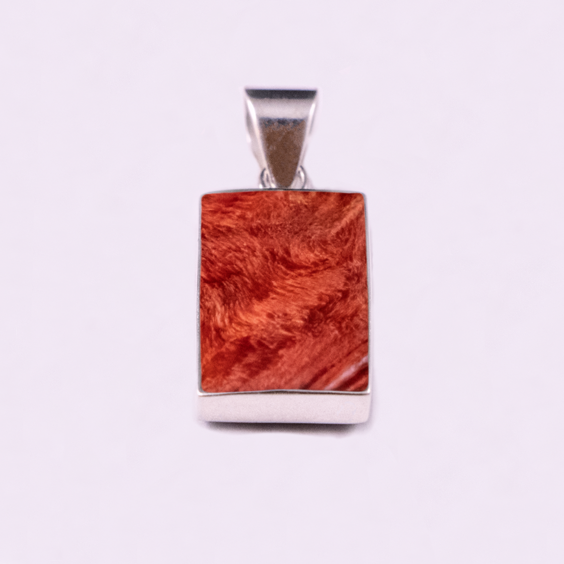 Large Rectangular Reversible Pendant (Spiny Oyster / Sodalite)