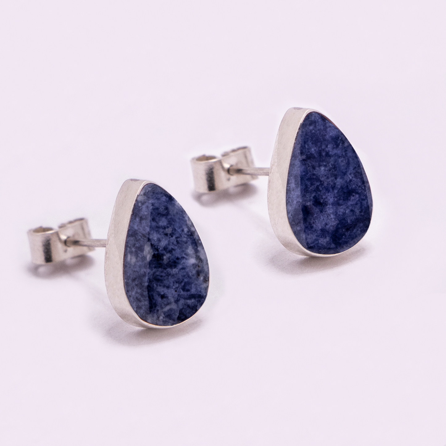 Large Tear Drop Stud Earrings