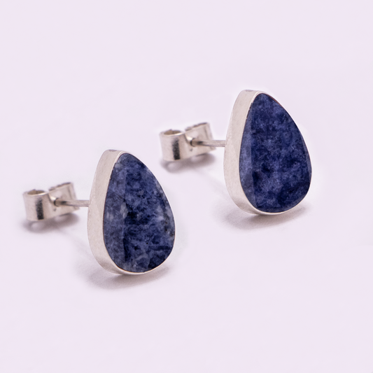 Large Tear Drop Stud Earrings