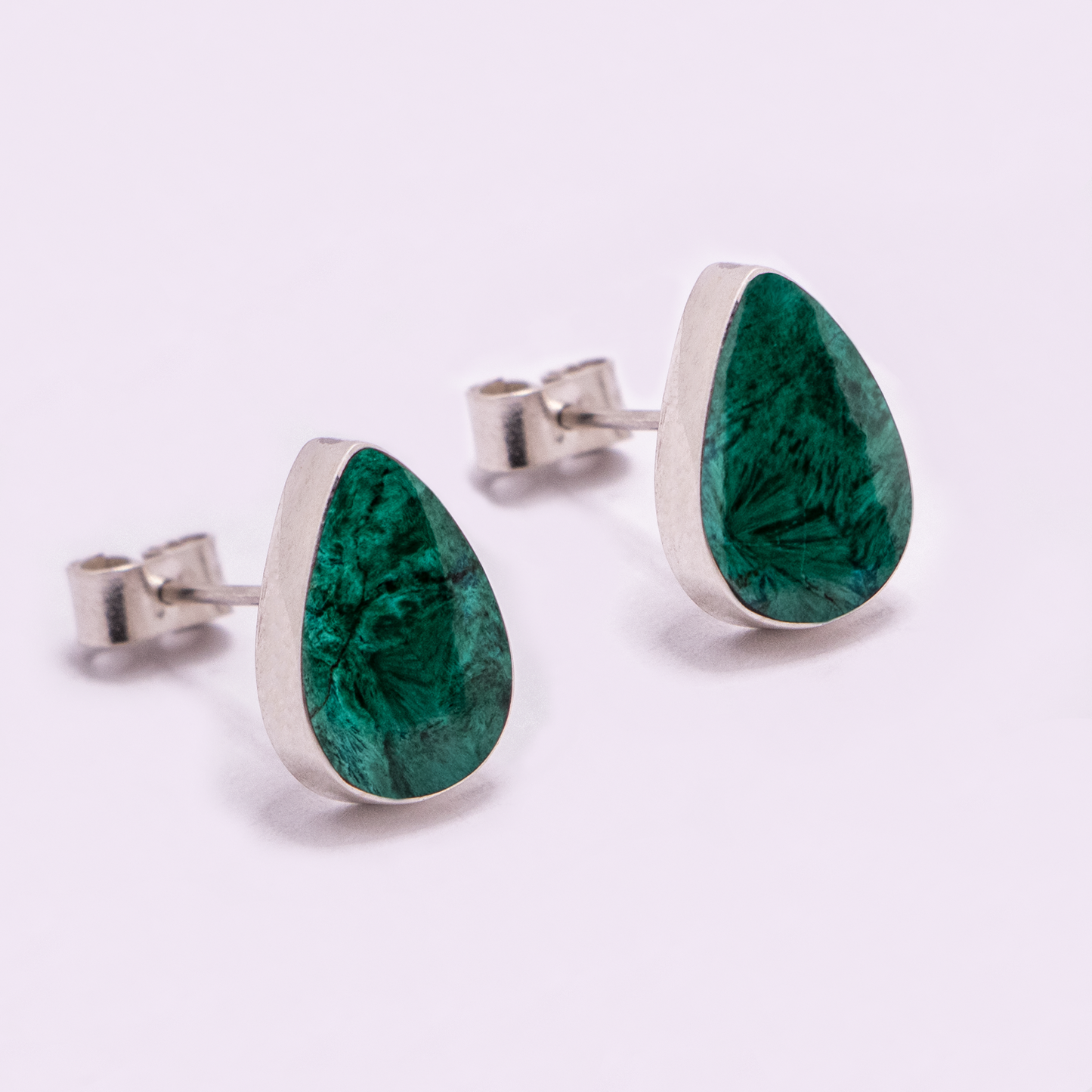 Large Tear Drop Stud Earrings